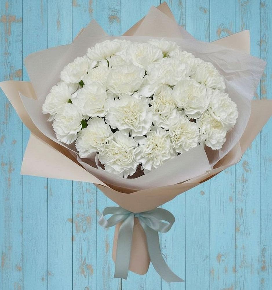 Букет цветов из: Гвоздики в Больших Ключах