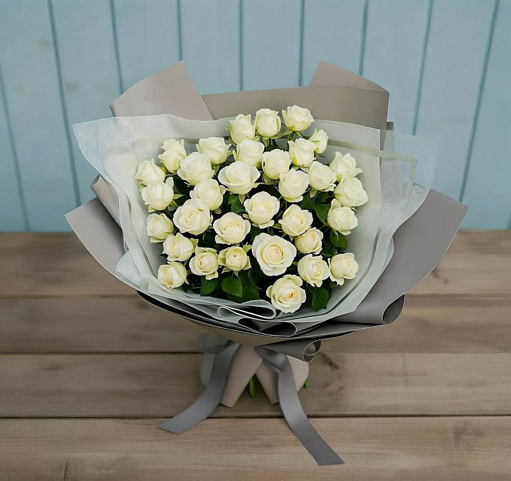 Букет Белоснежная нежность в Больших Ключах
