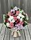 Букет цветов из: Альстромерии, Гвоздики, Розы и Хризантемы в Больших Ключах