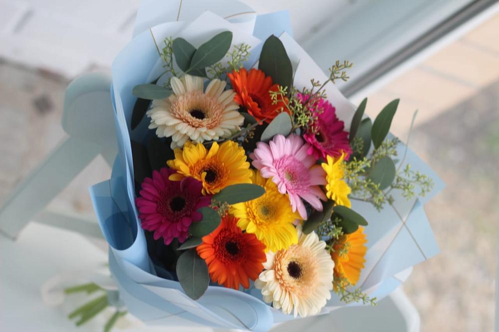 Букет цветов из: Герберы в Больших Ключах