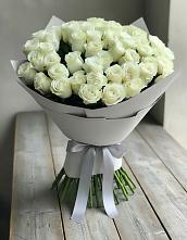 Букет 35 Белых роз в Больших Ключах