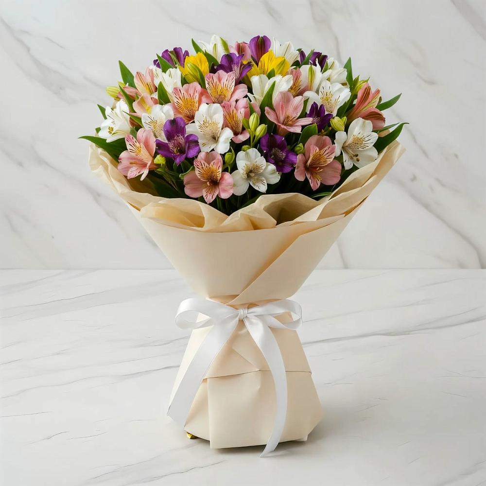 Букет цветов из: Альстромерии в Больших Ключах