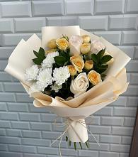 Букет цветов из:  Розы и Хризантемы в Больших Ключах