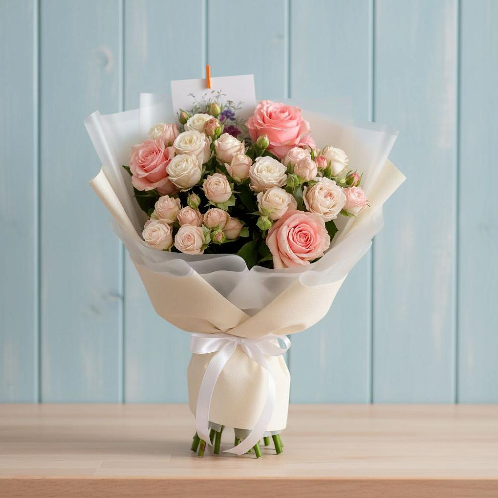 Букет цветов из: Розы в Больших Ключах