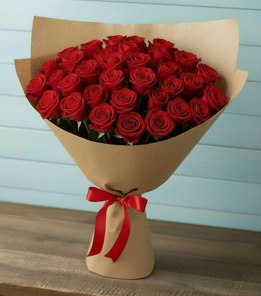 Букет Красные розы Милано в Больших Ключах