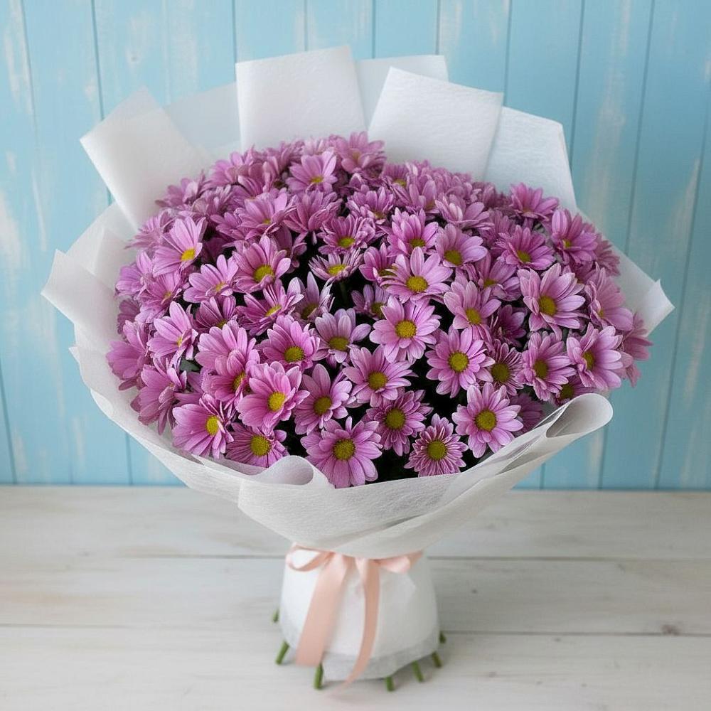 Букет цветов из: Хризантемы в Больших Ключах