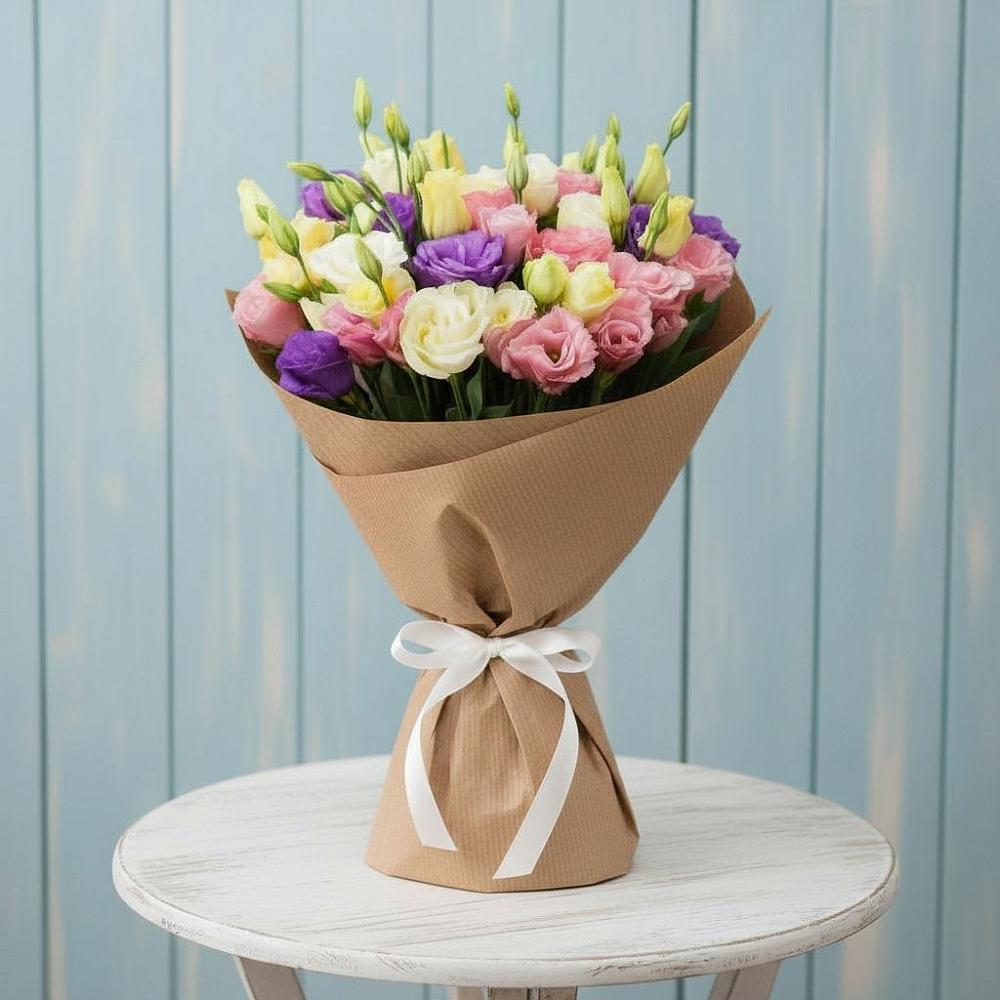 Букет цветов из: Лизиантусы в Больших Ключах