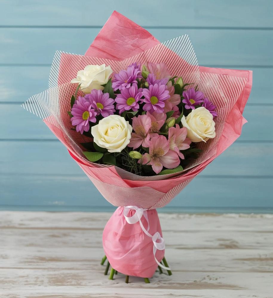 Букет цветов из: Герберы в Больших Ключах