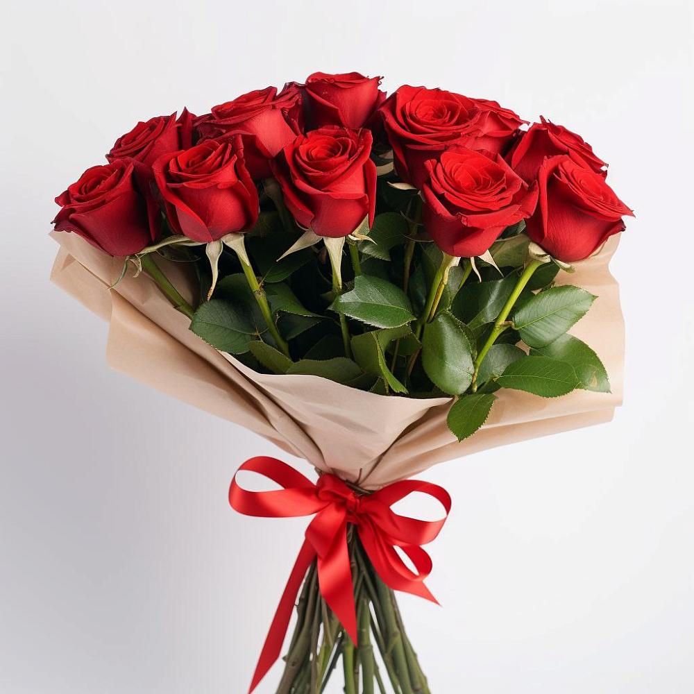 Букет 11 Красных роз Эдлесс Лав в Больших Ключах