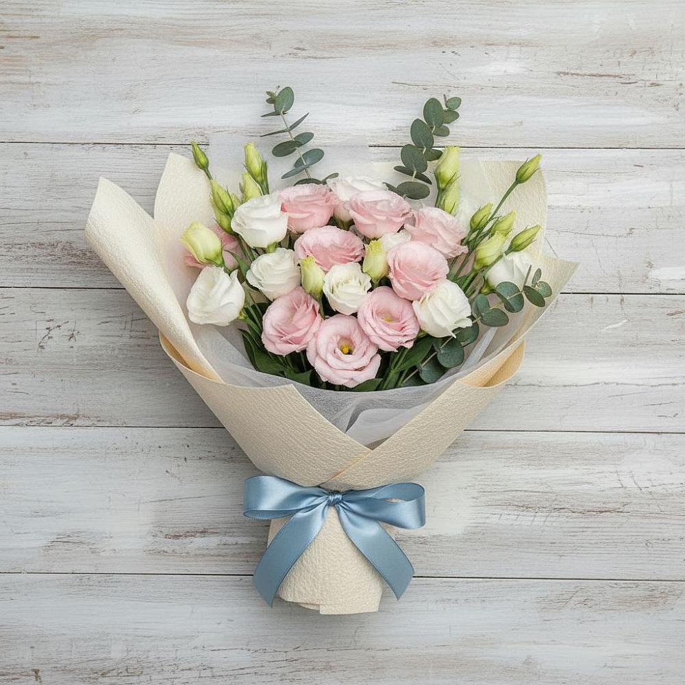 Букет цветов из: Лизиантусы в Больших Ключах